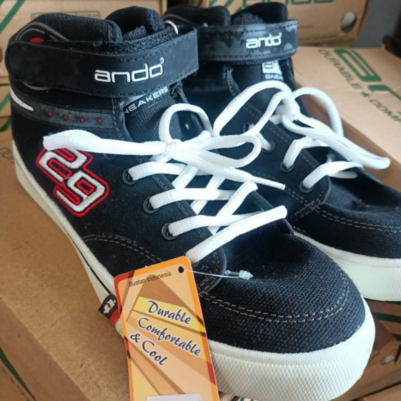 SEPATU ANAK LAKI LAKI/SEPATU SEKOLAH/SEPATU ANDO