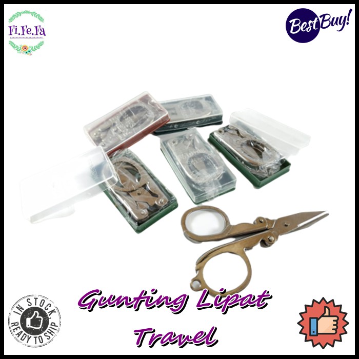 

Gunting lipat travel kecil