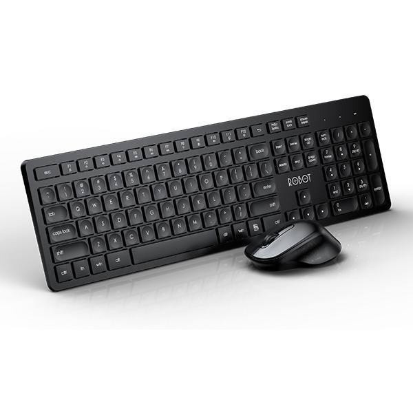 KEYBOARD PLUS MOUSE WIRELESS ROBOT KM4000 COMBO