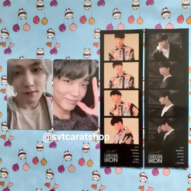 IKON I DECIDE PHOTOCARD 4-CUT PHOTOCARD OFFICIAL