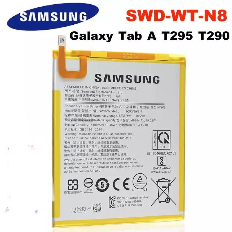 Battery Samsung Galaxy Tab A 8.0 2019 T290. T295 ORI Baterai Samsung SWD-WT-N8