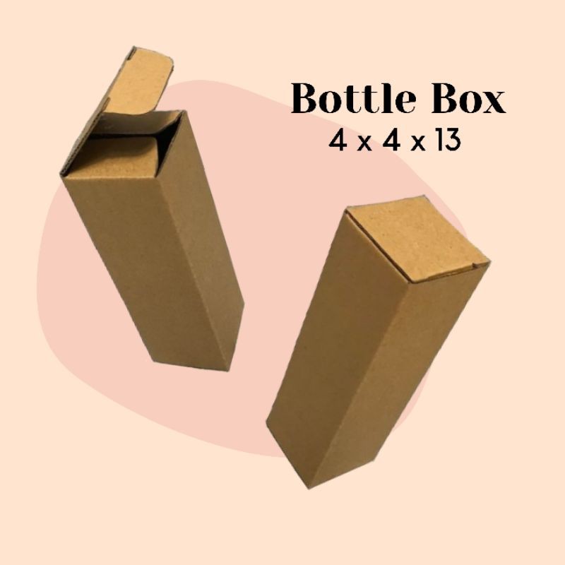 

BOTTLE BOX // KARDUS BOX DIE CUT 4x4x13 // PACKAGING KARDUS KARTON / KEMASAN BOTOL SERUM KECIL