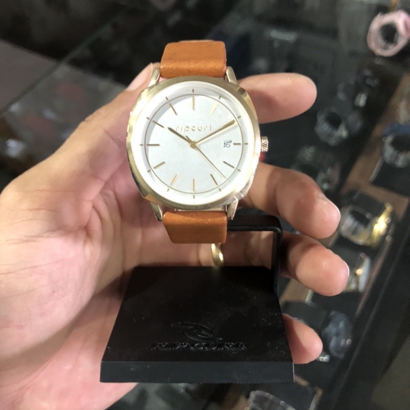 JAM TANGAN WANITA RIPCURL ORIGINAL S19 MALI GOLD LEATHER GOLD