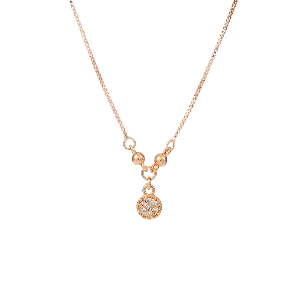 ♥️✅COD✨Kalung Anak Perempuan Emas Muda Berlian Liontin Fashion Aksesoris Titanium Jewelry Cewek Perhiasan Murah D653