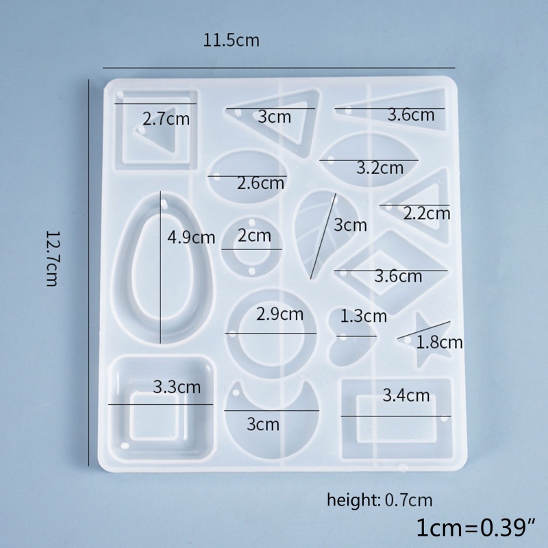 SIY  DIY Dangle Eearrings Silicone Mould Crafts Jewelry Pendant Making Tools Crystal Epoxy Resin Mold