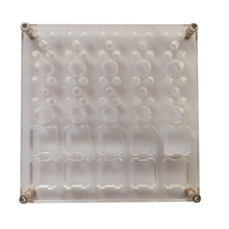 Btsg Double Layer Switch Lubricate Board 2-in-1 Keyboard Mekanik Switch Tester Base DIY Alat Lube Modding Station Pla