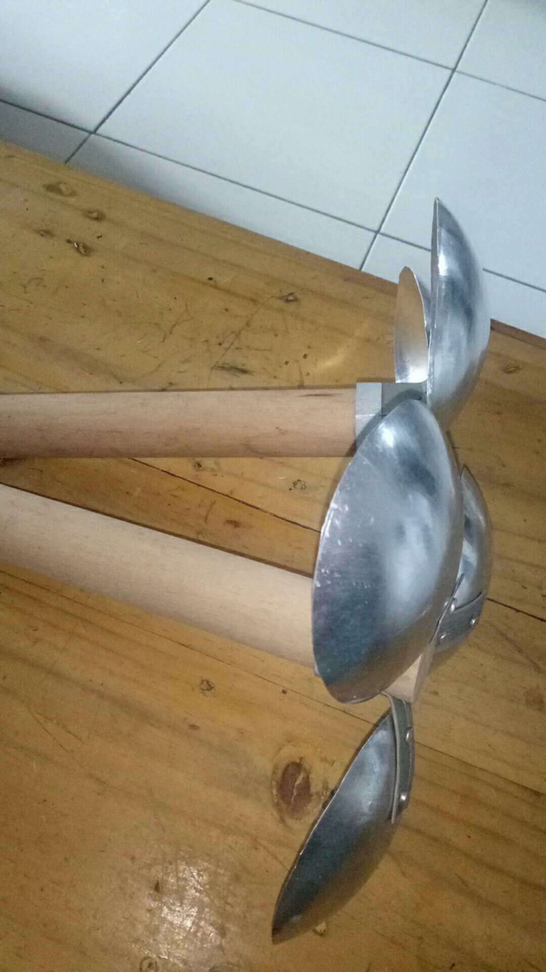 (baca Deskripsi) Cetakan Bakwan Bahan Aluminium Tebal Dan Tipis 3 Sisi Diameter 8cm Dan 9cm