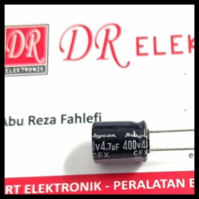 Elco Elko Capasitor Kapasitor 4,7Uf 400V 4,7 Uf 400 400Volt 400V Volt Kode 109