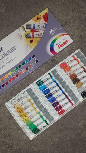 Cat air pentel water colors 24 warna Shopee Indonesia Cat air pentel water colors 24 warna Shopee Indonesia