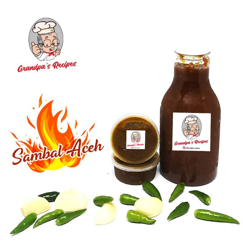 

SAMBAL ACEH HOMEMADE GRANDPA'S RECIPES