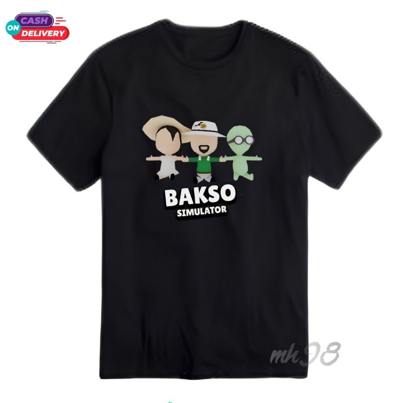 Bakso simulator Kaos Baju shirt Anak Bakso simulator Game Bakso simulator viral Terbaru Keren/Baju B