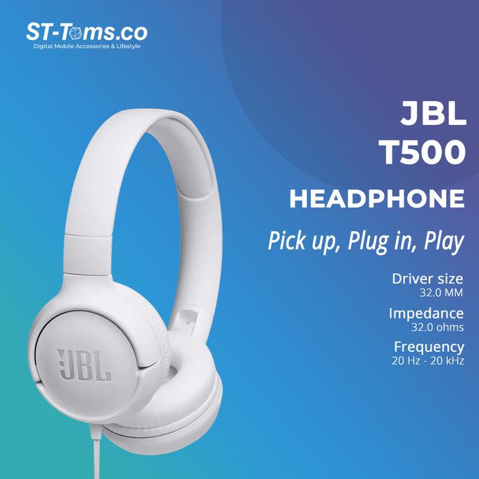 HOTLIST JBL On-Ear Headphone T500 / T 500