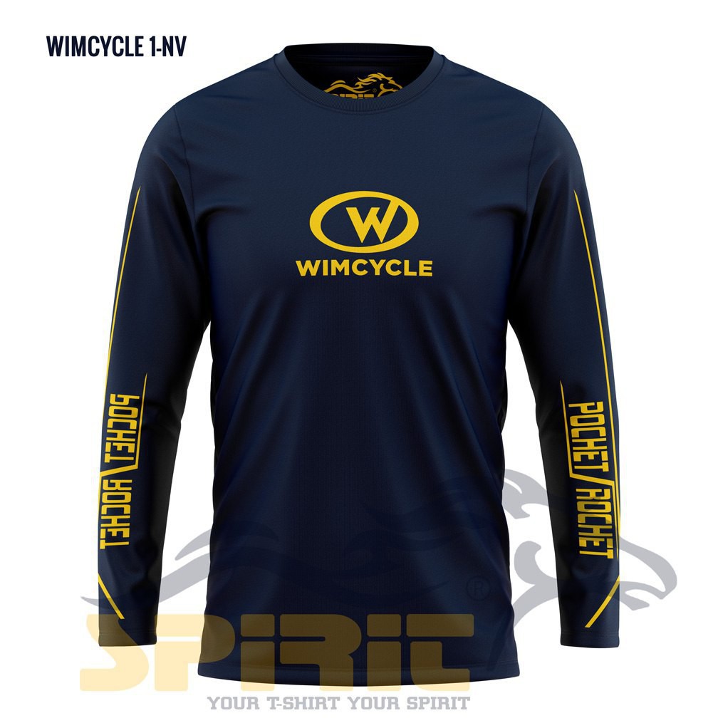 [TERBARU]BAJU WIMCYCLE KAOS Sepeda Lengan Panjang Pria Distro Speda Big Size Jumbo