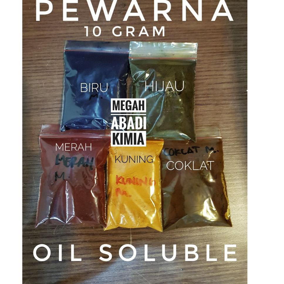 

Terbaru JBPK Pewarna minyak oil Soluble 10 Gram 6JG (Best Seller)