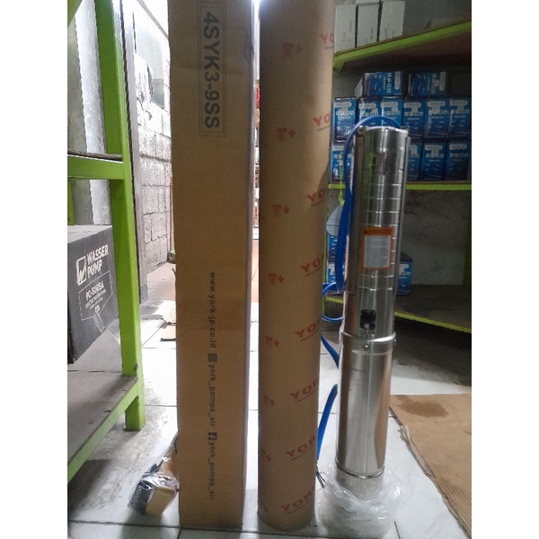 Pompa satelit york 0.75 hp 4 inch kipas stainless (4SYK3-9SS)