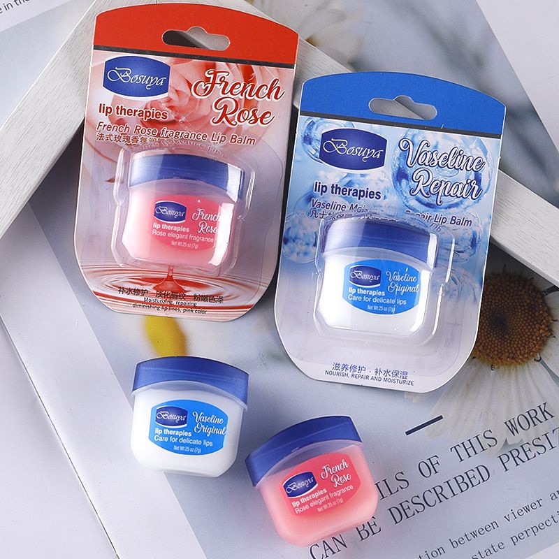 Bosuya Original Vaseline Petroleum Lip Therapies And Lip Care Perawatan Dan Pelembab Bibir Untuk Bibir Pecah Kering