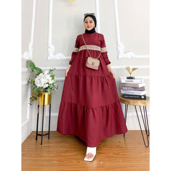 NEW SASMIRA DRESS CRINGKLE RENDA TERLARIS SAAT INI