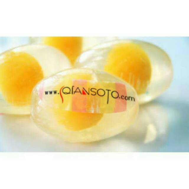 QIANSOTO Egg Collagen Soap / Sabun Telur collagen QIANSOTO