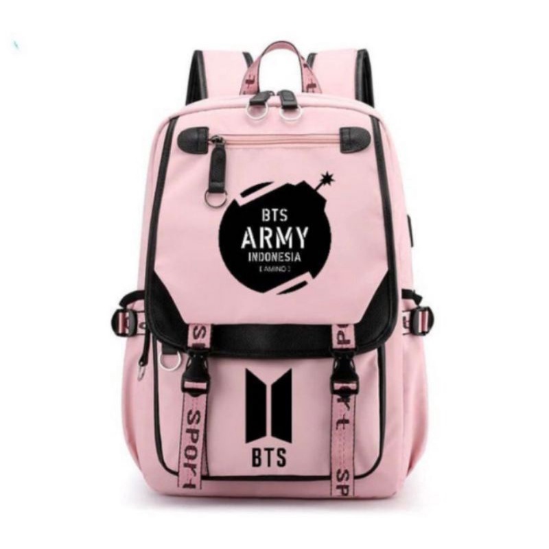Tas anak sekolah SD cewek cowok BTS Army BT21 / Tas anak sekolah perempuan laki laki