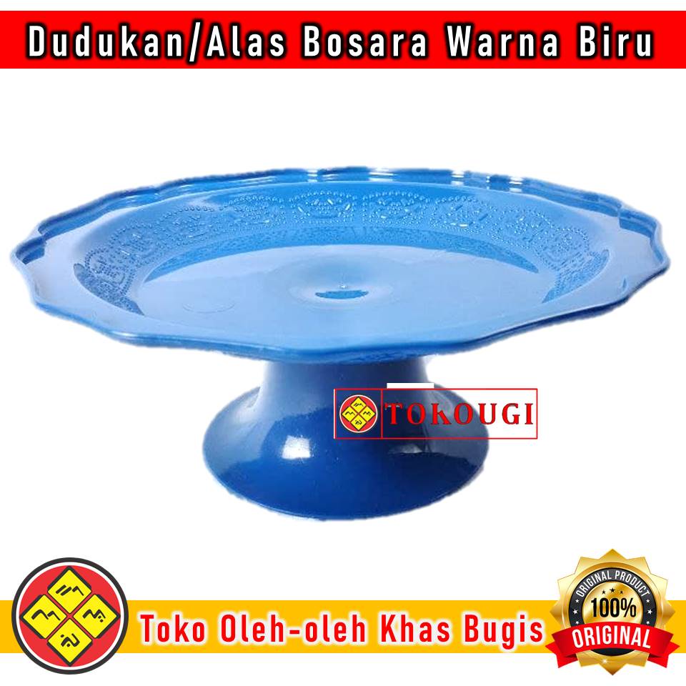 BISA COD Alas atau Dudukan atau kaki Bosara Warna Biru Terbuat dari Bahan Plastik