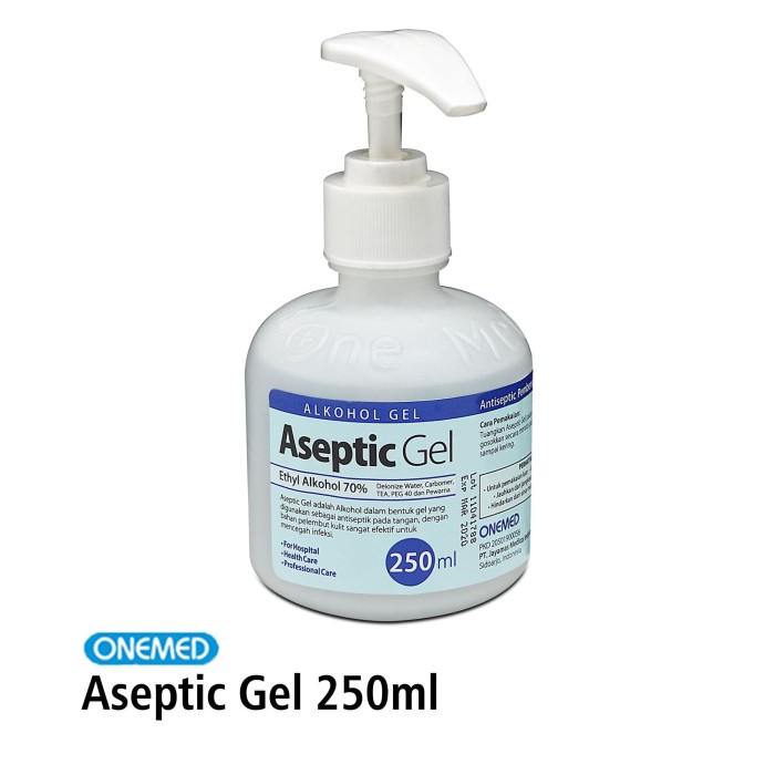 Aseptic Gel Hand Sanitizer 250ml Onemed OJ2