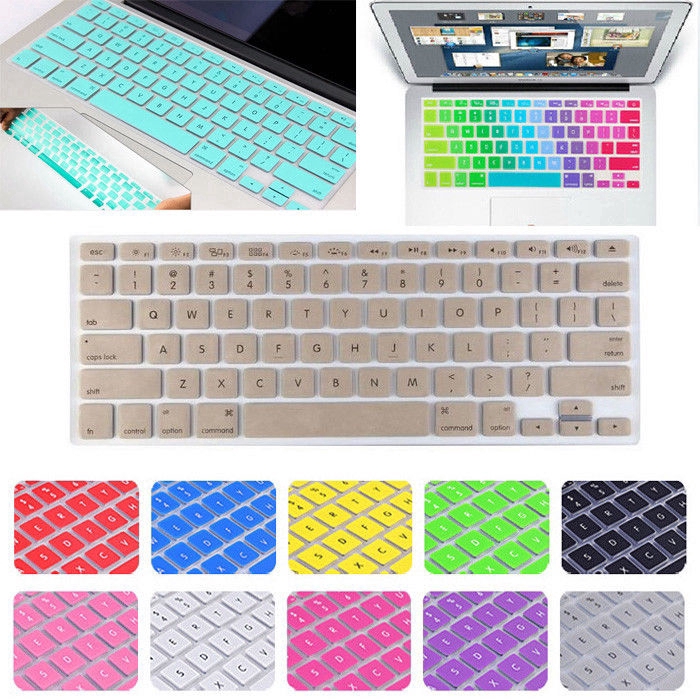Soft Golden for MacBook Air 11 13 Keyboard Protector Cover for MacBook Pro Retina 13 15 12 inch Keyboard Cover,for 12 US 