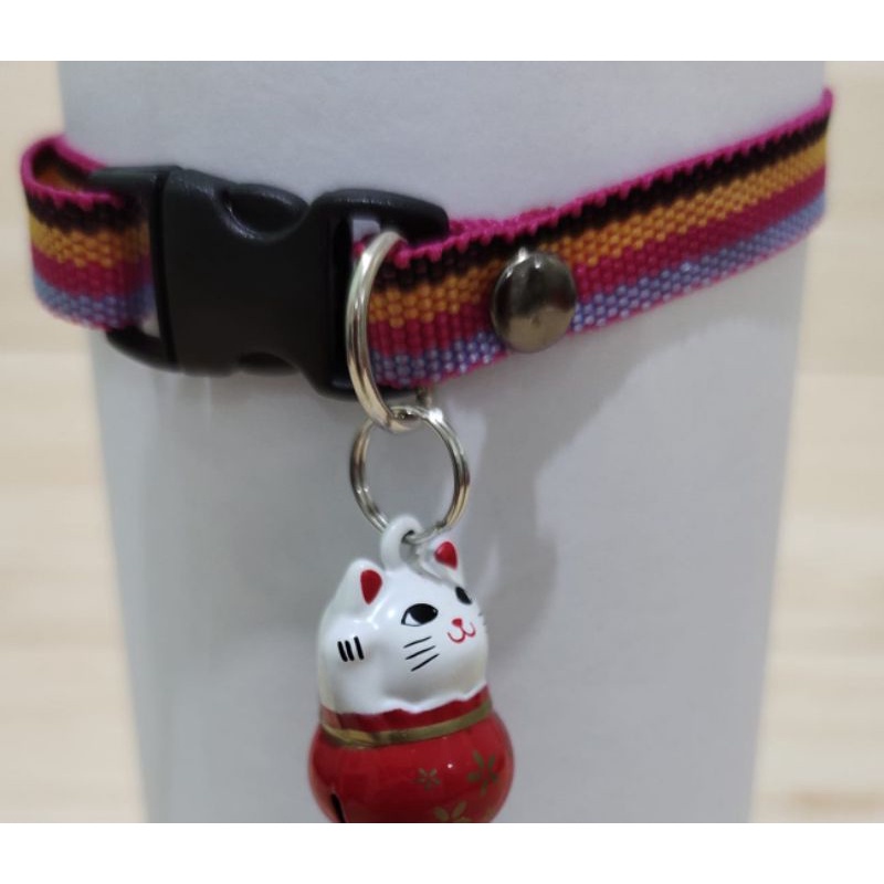 KALUNG KUCING ANJING KELINCI MUSANG +LONCENG BERKARAKTER