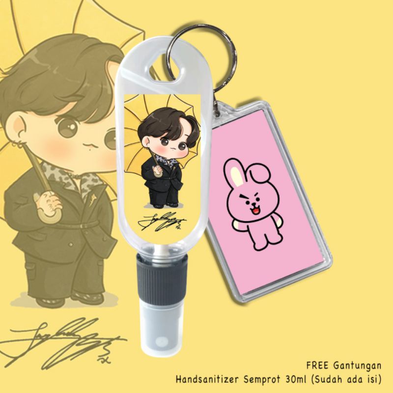 FREE GANTUNGAN KUNCI!! HAND SANITIZER BTS GRUP/BT21 GRUP