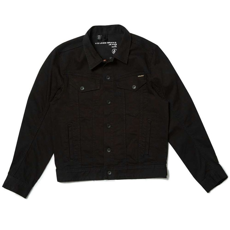 VOLCOM jaket denim jeans MLK weaver BLACK ORIGINAL 100% SALE