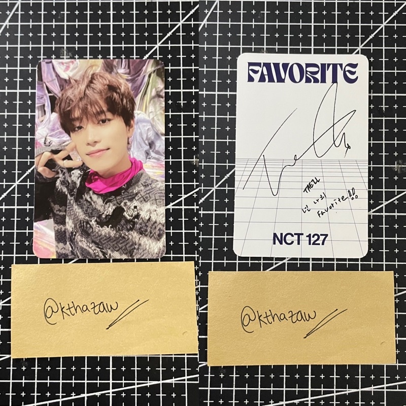 PHOTOCARD TAEIL NCT127 FAVORITE