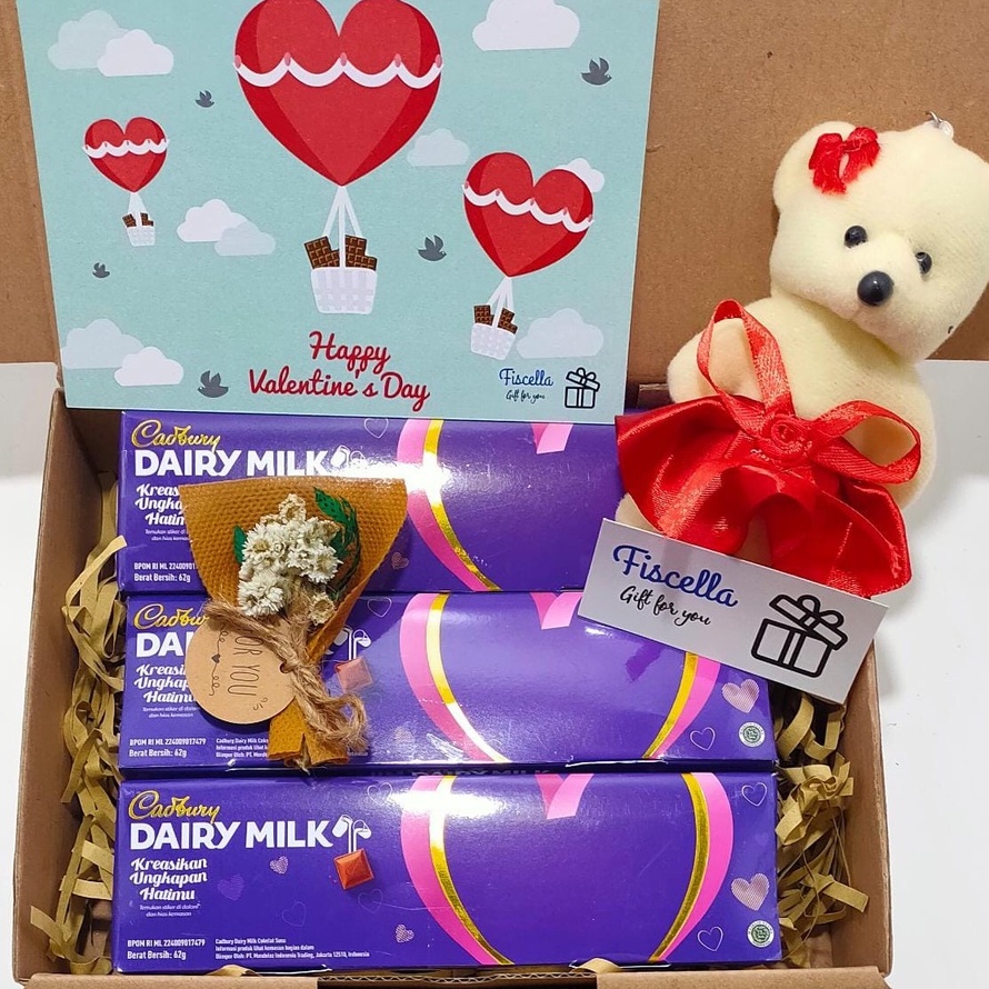 

Fiscella Adria - Paket B - Hampers Valentine Kado Ulang Tahun Wanita