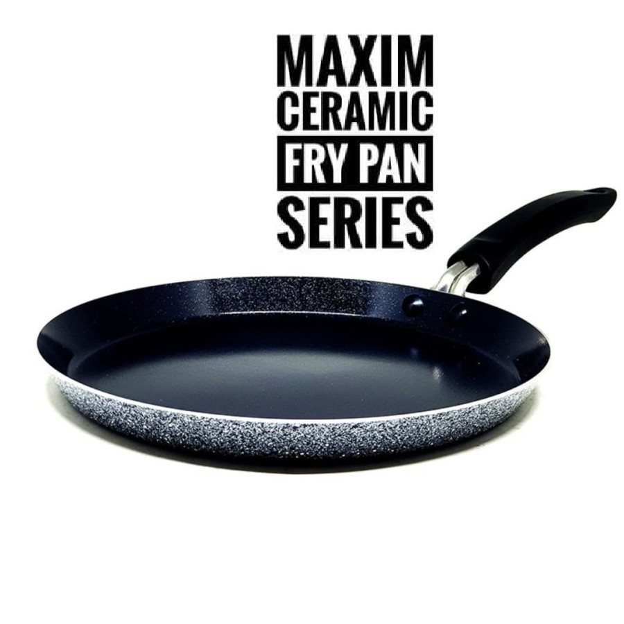 MAXIM NEOSTONE Wajan Crepes Crepiere Pan Anti Lengket Ceramic 25 cm