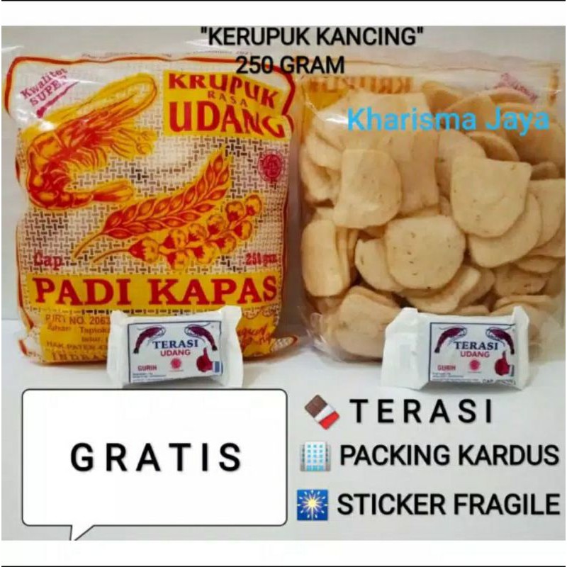 

Kerupuk Udang Padi Kapas Premium 250 Gram