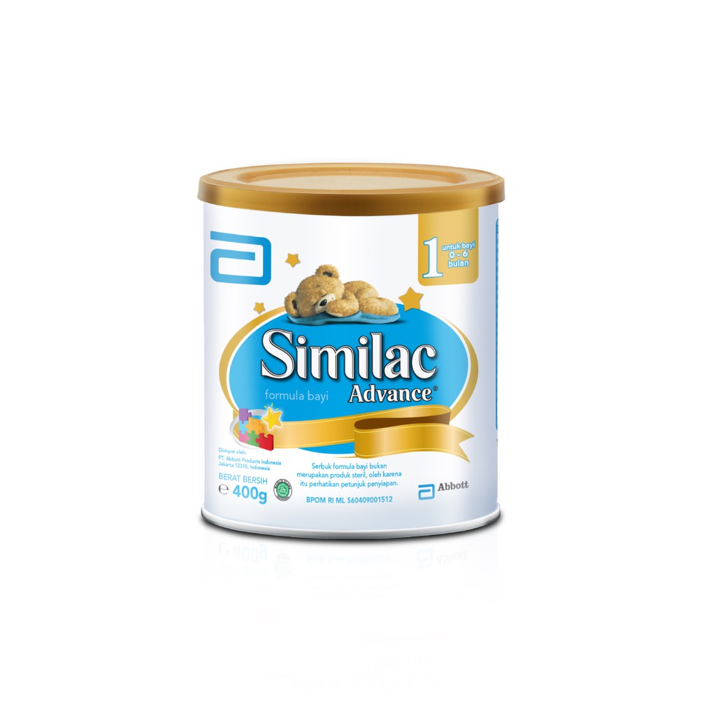 Similac Advance 1 400 G 0 6 Bulan Susu Formula Bayi Infant Milk Formula Shopee Indonesia