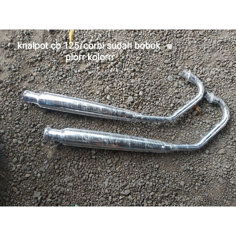 KNALPOT CB 125/ CORBI PLORRR/  KNALPOT GL100/ KNALPOT CB RACING/ KNALPOT PLOR KLOKOR /KNALPOT MURAH