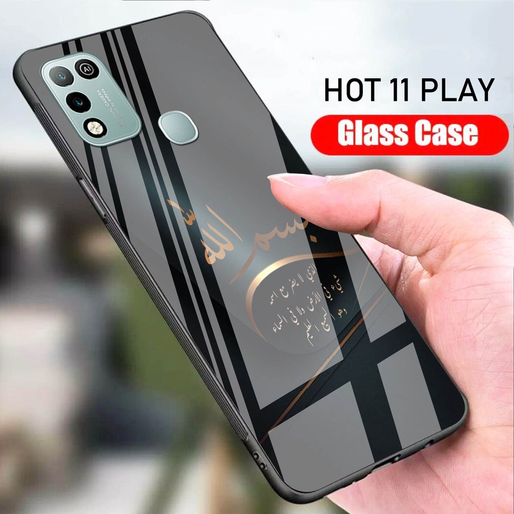 Case Infinix Hot 11 Play  - Softcase Kaca Infinix Hot 11 Play - Casing Hp Infinix Hot 11 Play [G48]