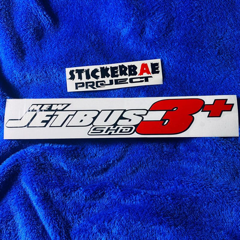 Stiker jetbus shd 3+ cutting sticker BUS