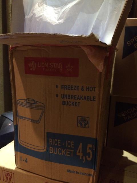 I-4 Rice And Ice Bucket 4.5 L Tempat Nasi Dan Es Lion Star