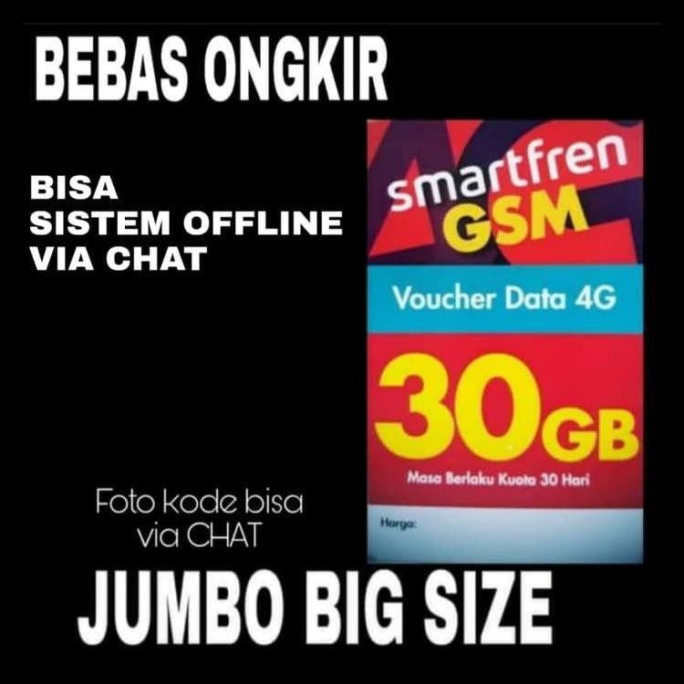 Voucher Smartfren 30 Gb Kuota Smartfren Kode 961