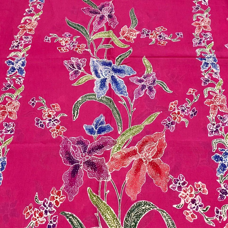 SBPA01PT2 - Sarung Encim / Batik Encim Paris Cap Kombinasi Tulis Pekalongan