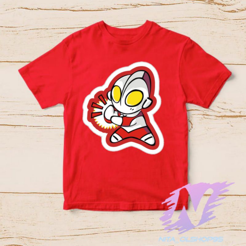 kaos ultraman baju anak kartun ultramenkaraktwe