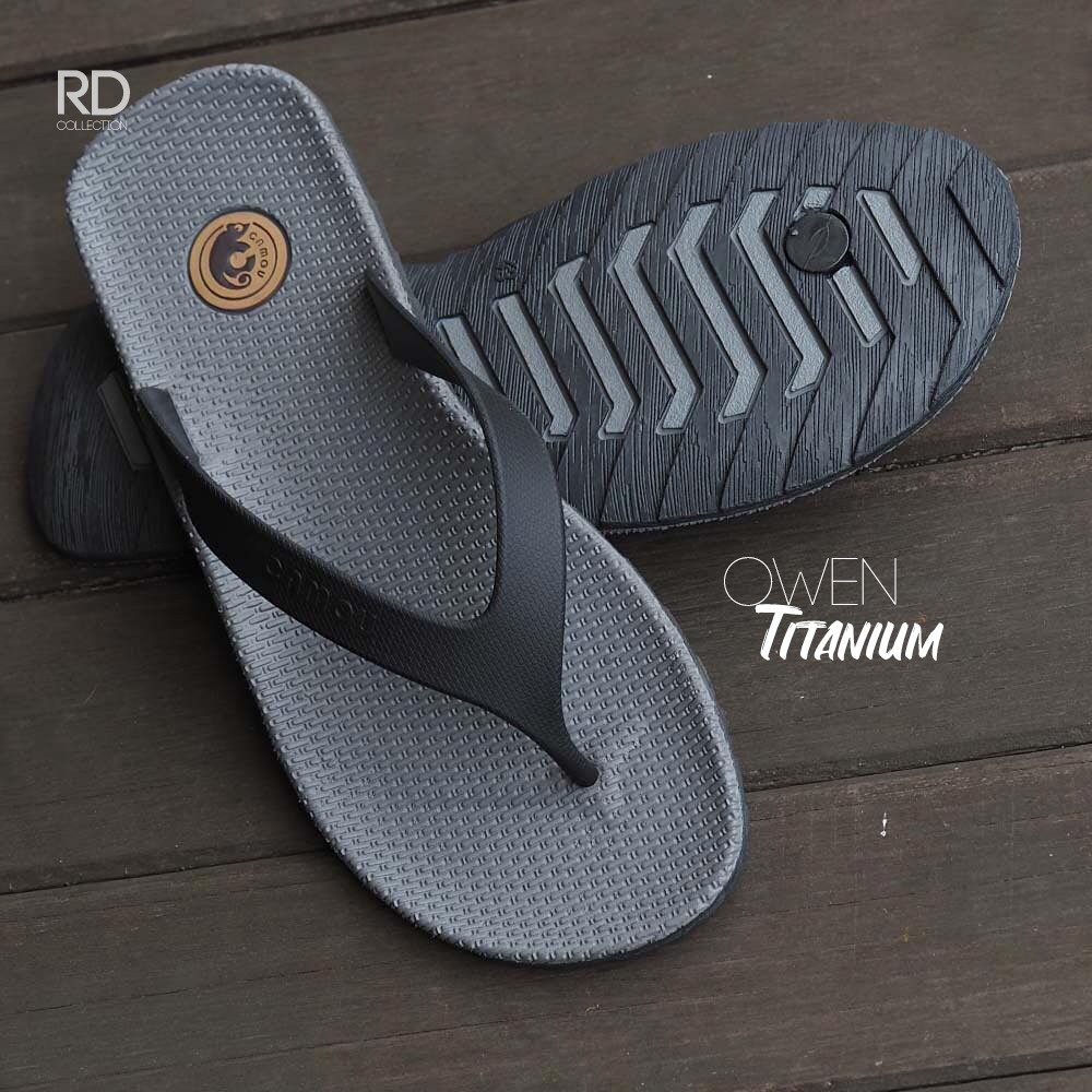  Sandal  Camou Pria keren OWEN TITANIUM Camou Sendal jepit 