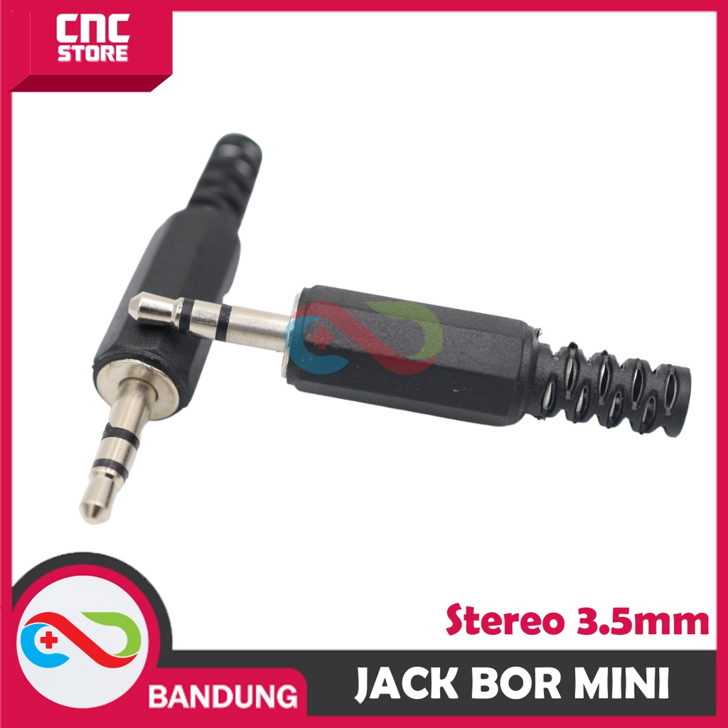 AUDIO JACK STEREO 3.5MM MALE SOCKET CONNECTOR AUDIO KIRI KANAN GND