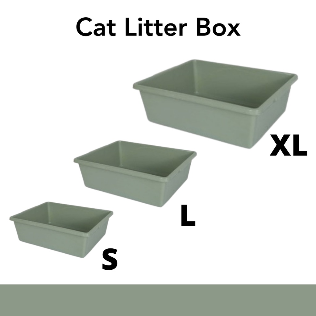 Bak Pasir Kucing - Cat Litter Box -   Kotak Kotoran Kucing - Bak Kucing Jumbo - Bak Jumbo Kucing