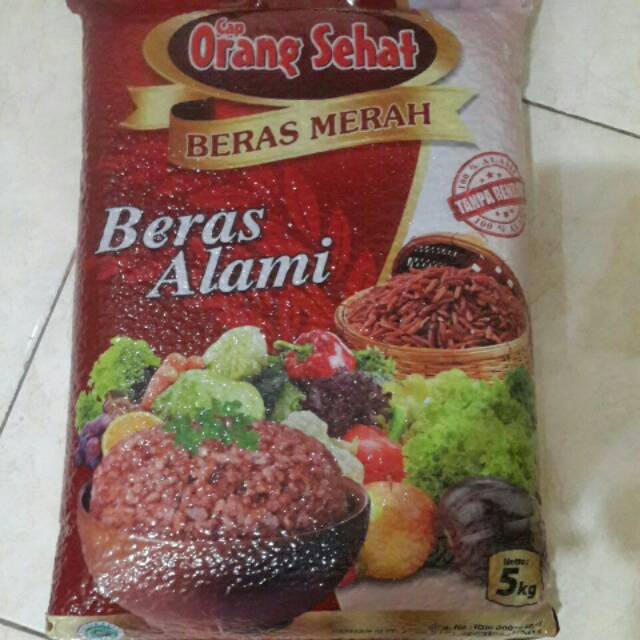 Beras Merah Cap Orang Sehat 5kg Indonesia