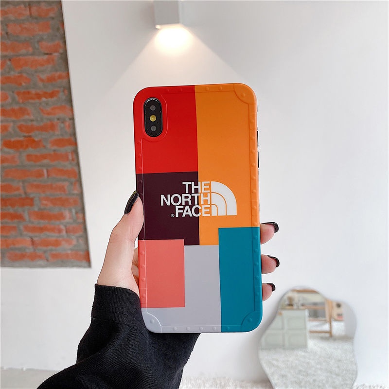 North Face Case Pelindung Handphone Shockproof Untuk IPhone 12 13 11 Pro Max X Xs Max Xr Bmp4