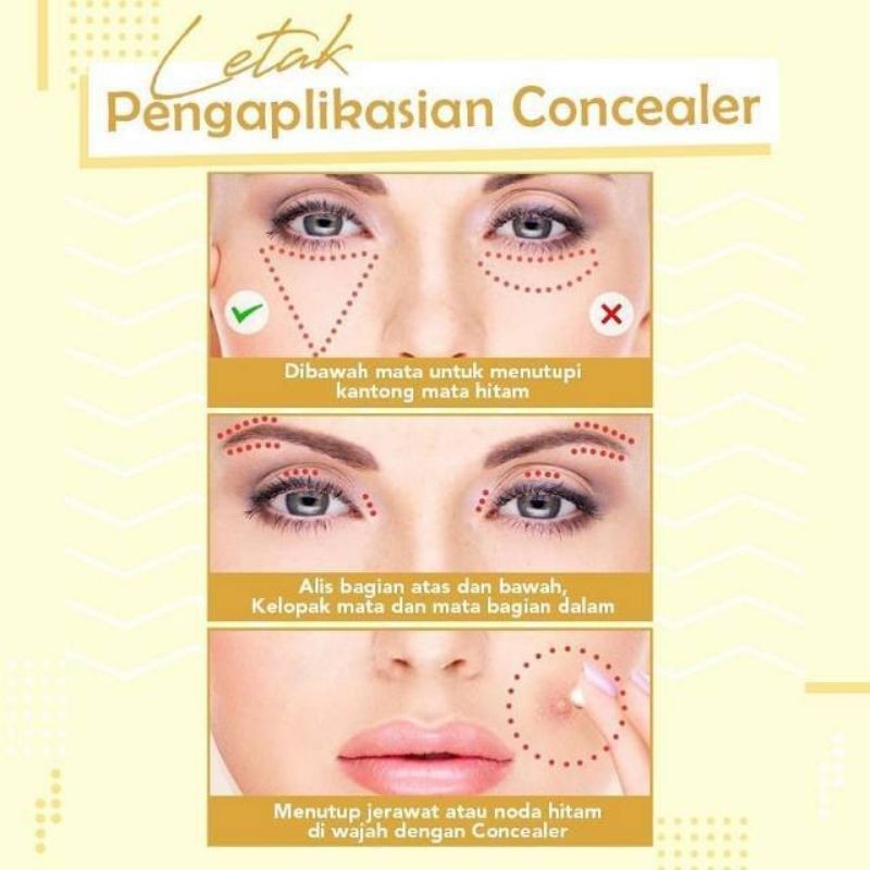 ❤️G.A.SHOP❤️ MADAME GIE CONCEALER / CONCEALER PENUTUP JERAWAT DAN NODA HITAM