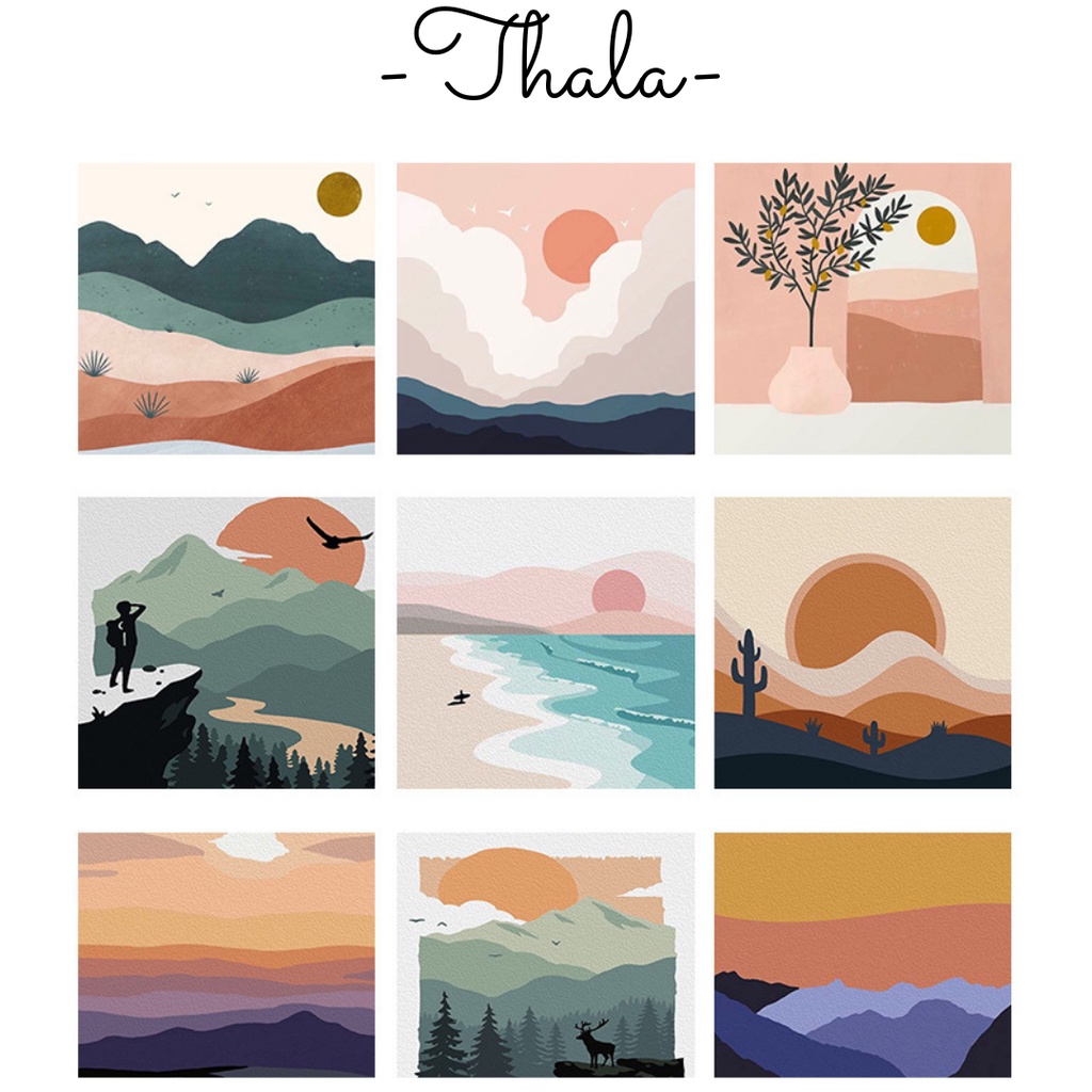 

Thala Gallery-DIY Paint Kit By Number Murah Import