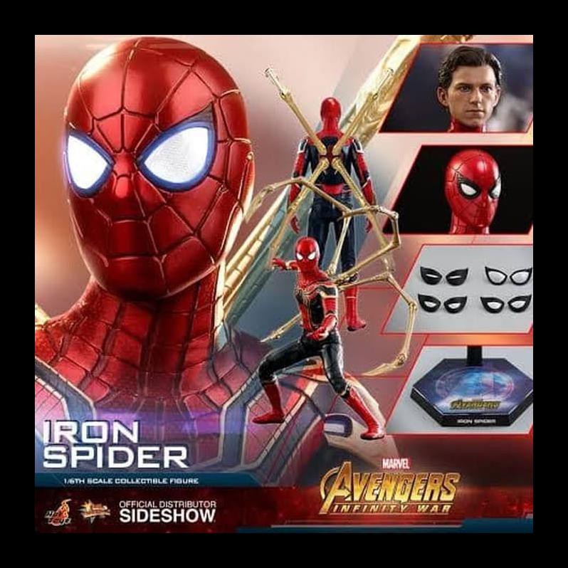 avengers infinity war spiderman hot toys