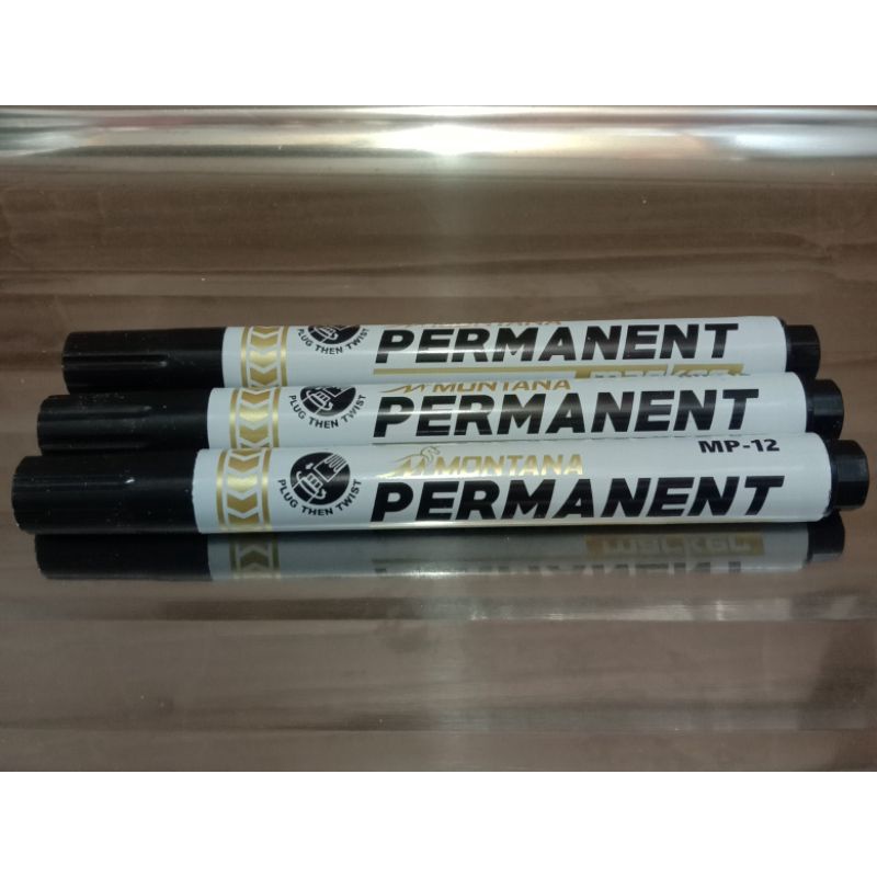 

Spidol Permanen Montana MP-12 Spidol Permanent Marker Tinta Hitam